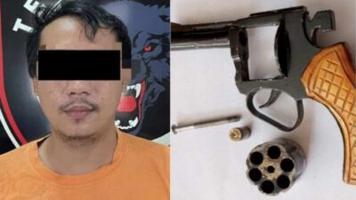 Komplotan Curas Yang Gagal Beraksi Di Lampung Tengah, Dibekuk Polisi, Senpi Rakitan Diamankan
