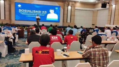 Kemnaker Gelar Sosialisasi K3 Di Lampung, Sejumlah Konfederasi Serikat Buruh Turut Serta