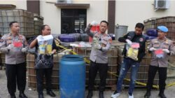 Jaringan BBM Ilegal Yang Diduga Asal Palembang Berhasil Diungkap Polres Pringsewu