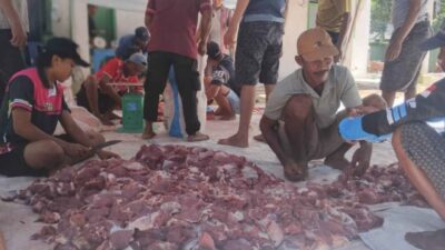 Desa Sidoharjo Bagikan Daging Qurban Ke Masyarakat Di 2 Lokasi