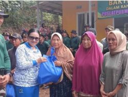 Puslatpurmar-8 Teluk Ratai Gelar Bakti Sosial Di Desa Batu Menyan
