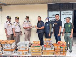 Polisi Gagalkan Pengiriman 807 Ekor Burung Tanpa Dokumen