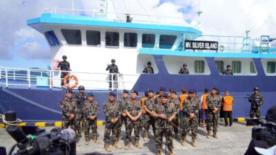 KKP Tangkap Kapal Asing Pengangkut 1,2 Ton Ikan Napoleon Ilegal