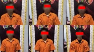 Sempat Kejar-Kejaran, Polres Tulang Bawang Ringkus Komplotan Pencuri Baterai Tower Bersenjata Api