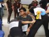 Terungkap! Rekonstruksi 22 Adegan Bongkar Kronologi Penusukan Dua Pengunjung Biliar di Pringsewu