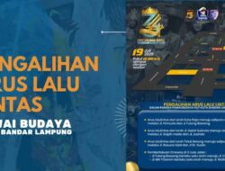 Polresta Bandar Lampung Berlakukan Rekayasa Lalu Lintas saat Street Festival