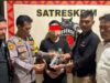Polres Lampung Utara Amankan Pria Diduga Ancam Warga Dengan Senjata Api Rakitan