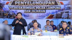 Polda Lampung Ungkap Peredaran Rokok Ilegal, Merkuri, Dan Produk Impor Ilegal