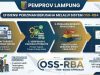 Pemprov Lampung Efisiensikan Perizinan Dengan OSS-RBA