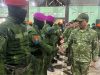 Puluhan Prajurit Brigif 4 Marinir/BS Terima Kenaikan Pangkat Luar Biasa