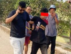 Pria Di Pringsewu Nyaris Diamuk Massa Karena Kepergok Curi Motor